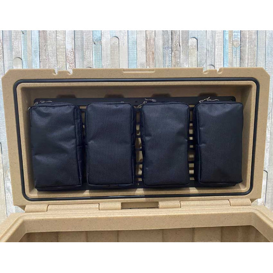 Органайзер для ящика 60л+ тактична панель MOLLE (тип 5)