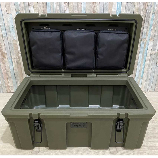 Органайзер для ящика 60л + тактична панель MOLLE (тип 2)