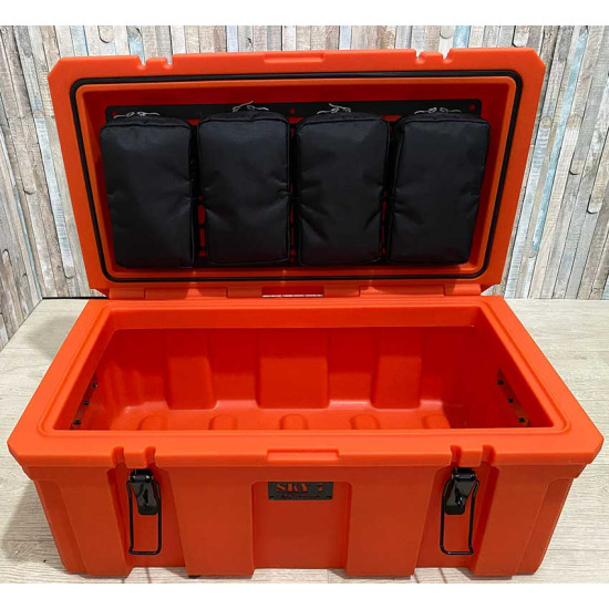 Органайзер для ящика 60л+ тактична панель MOLLE (тип 5)