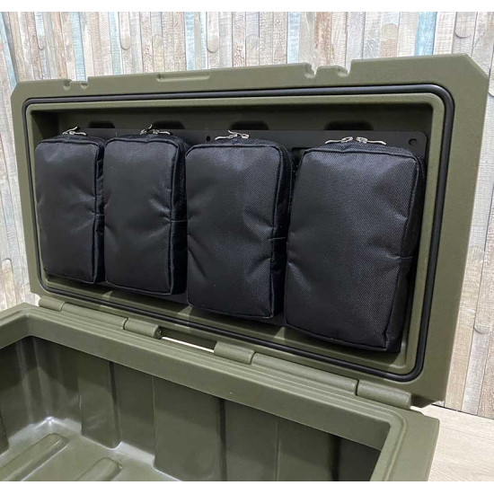 Органайзер для ящика 60л+ тактична панель MOLLE (тип 5)