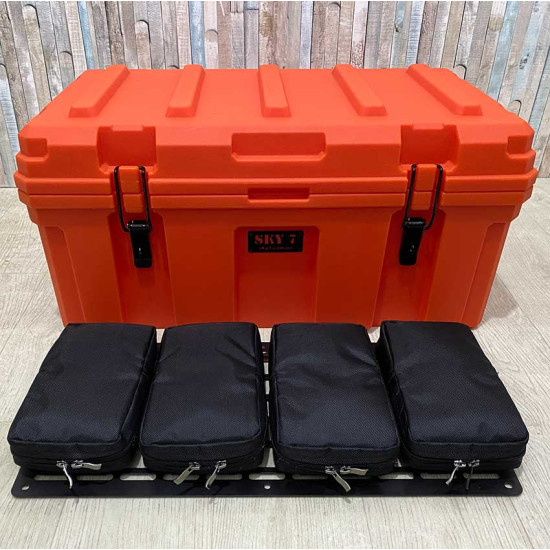 Органайзер для ящика 60л+ тактична панель MOLLE (тип 5)