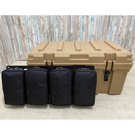 Органайзер для ящика 60л+ тактична панель MOLLE (тип 5)