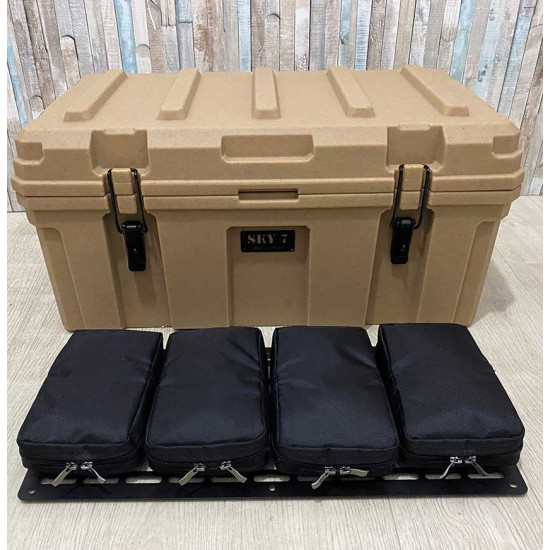 Органайзер для ящика 60л+ тактична панель MOLLE (тип 5)