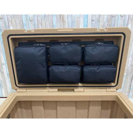 Органайзер для ящика 60л + тактична панель MOLLE (тип 3)