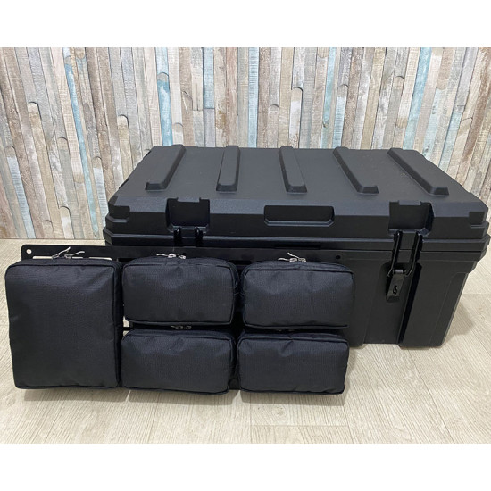Органайзер для ящика 60л + тактична панель MOLLE (тип 3)