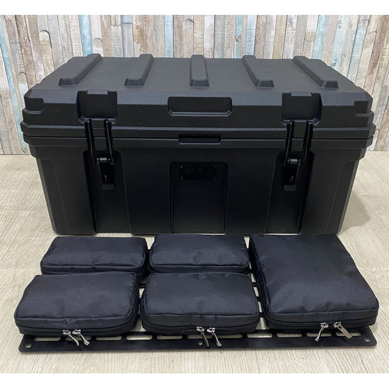 Органайзер для ящика 60л + тактична панель MOLLE (тип 3)