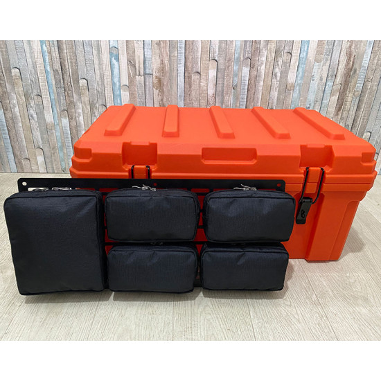 Органайзер для ящика 60л + тактична панель MOLLE (тип 3)