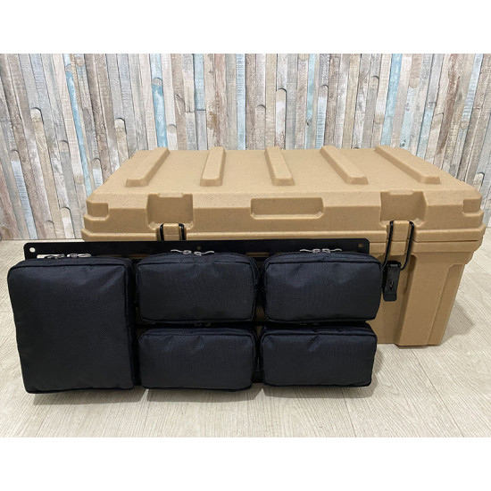 Органайзер для ящика 60л + тактична панель MOLLE (тип 3)