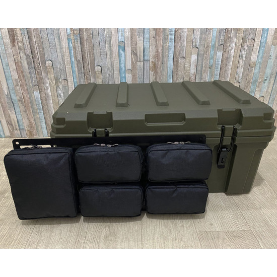 Органайзер для ящика 60л + тактична панель MOLLE (тип 3)