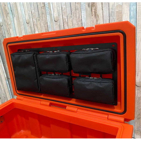Органайзер для ящика 60л + тактична панель MOLLE (тип 3)