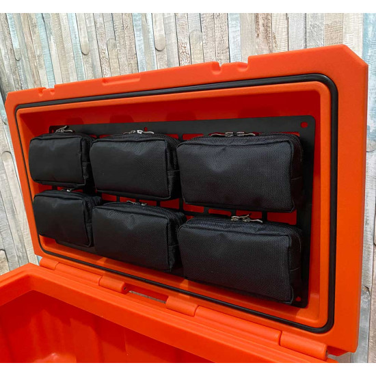 Органайзер для ящика 60л + тактична панель MOLLE (тип 1)