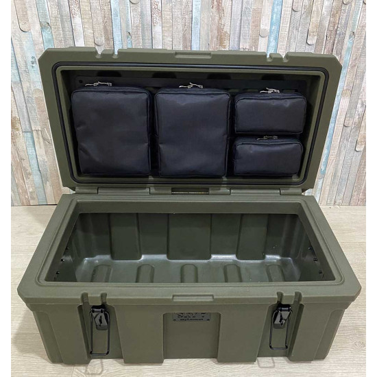Органайзер для ящика 60л + тактична панель MOLLE (тип 4)