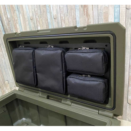 Органайзер для ящика 60л + тактична панель MOLLE (тип 4)