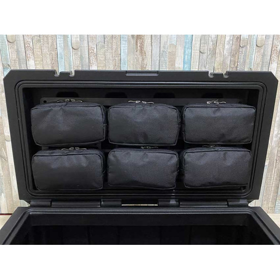 Органайзер для ящика 60л + тактична панель MOLLE (тип 1)